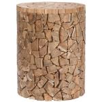 Reclaimed Teak Franci Round Stool