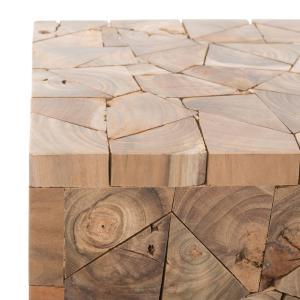 Reclaimed Teak Uma Square Stool