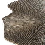 Brass Metal Leaf Mabelle Accent Table