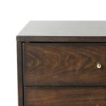 Walnut Wood 2-Drawer Katie End Table