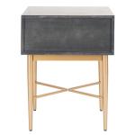 Brown Wood Angie Modern Accent Table