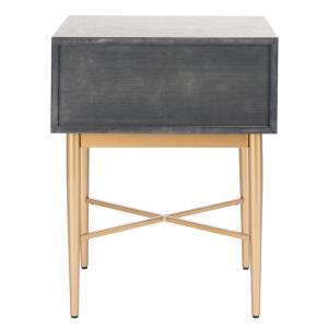 Brown Wood Angie Modern Accent Table