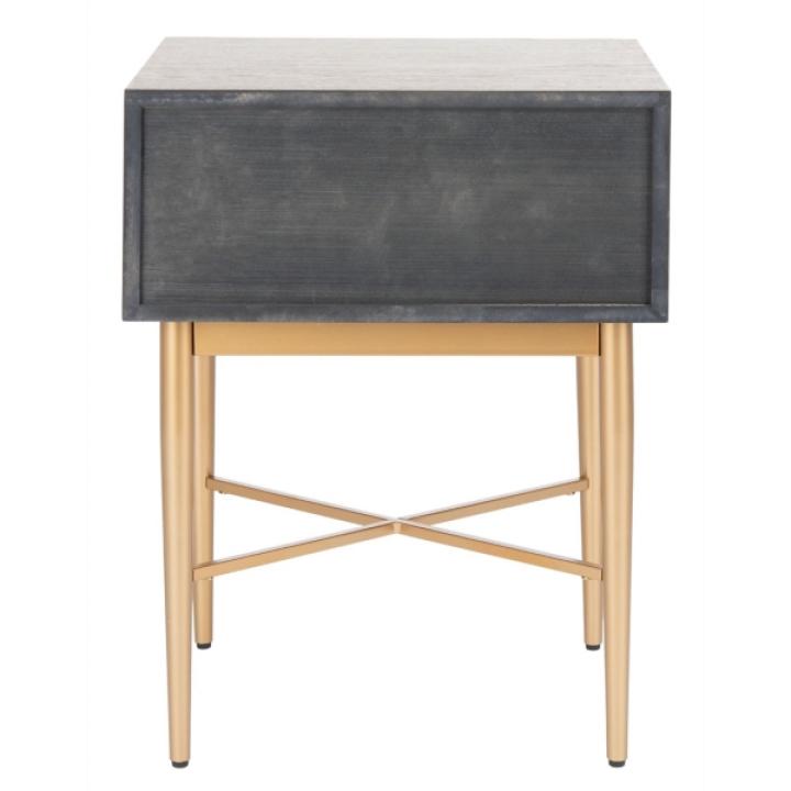 Brown Wood Angie Modern Accent Table