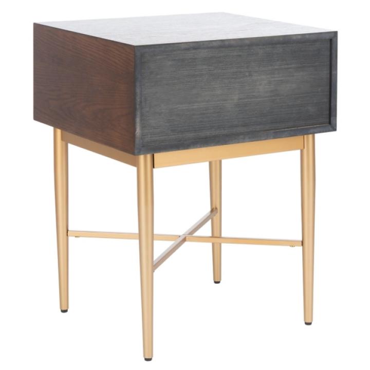 Brown Wood Angie Modern Accent Table