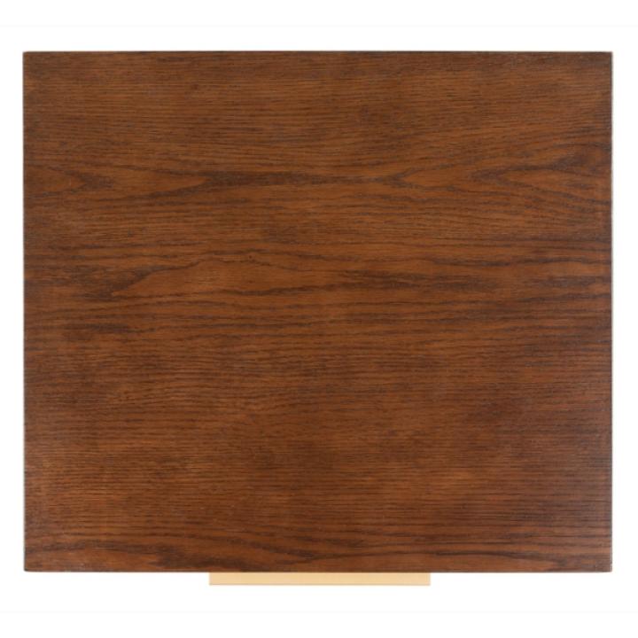 Brown Wood Angie Modern Accent Table