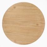 Isabella Natural Wood Round End Table