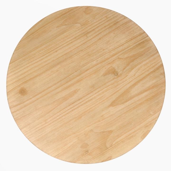 Isabella Natural Wood Round Coffee Table