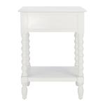 White Wood Phoebe End Table