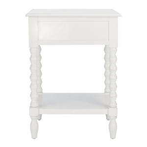 White Wood Phoebe End Table