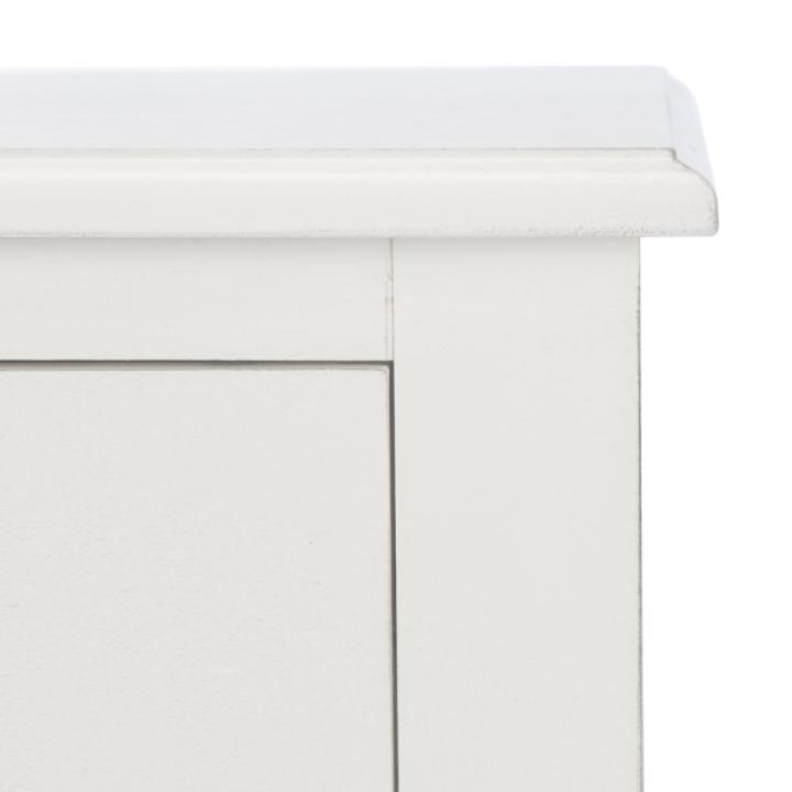 White Wood Phoebe End Table