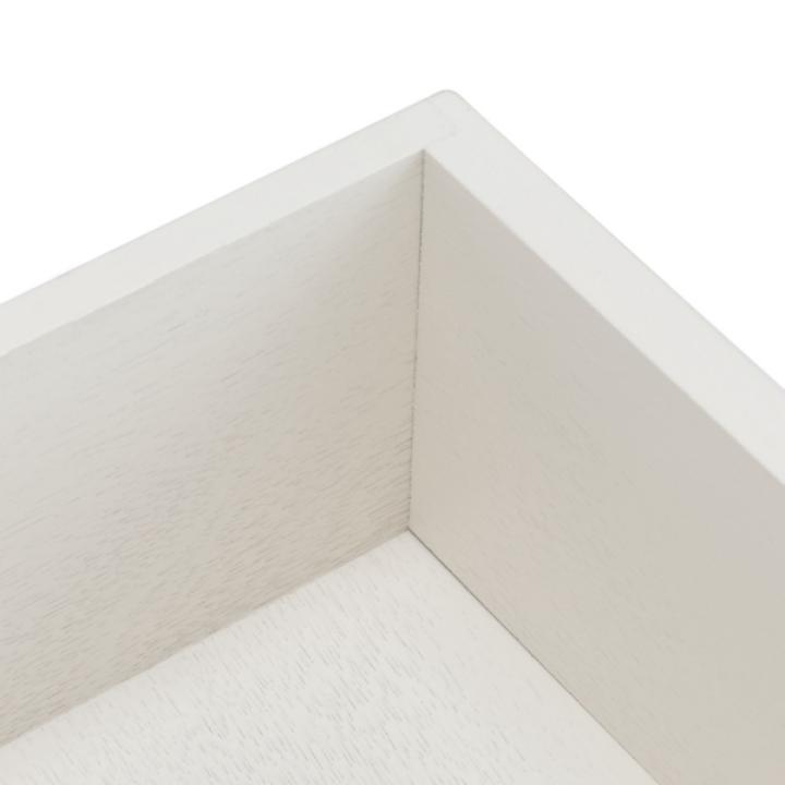 White Wood Phoebe End Table