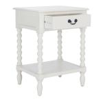 White Wood Phoebe End Table