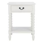 White Wood Phoebe End Table