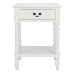 White Wood Phoebe End Table