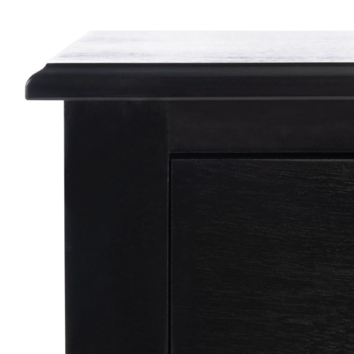 Black Wood Phoebe End Table