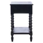 Black Wood Phoebe End Table