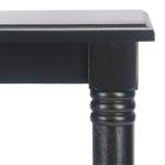 Lida Black Traditional Accent Table