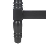 Lida Black Traditional Accent Table