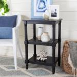 Lida Black Traditional Accent Table
