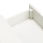 White 2-Drawer Lina Modern Accent Table