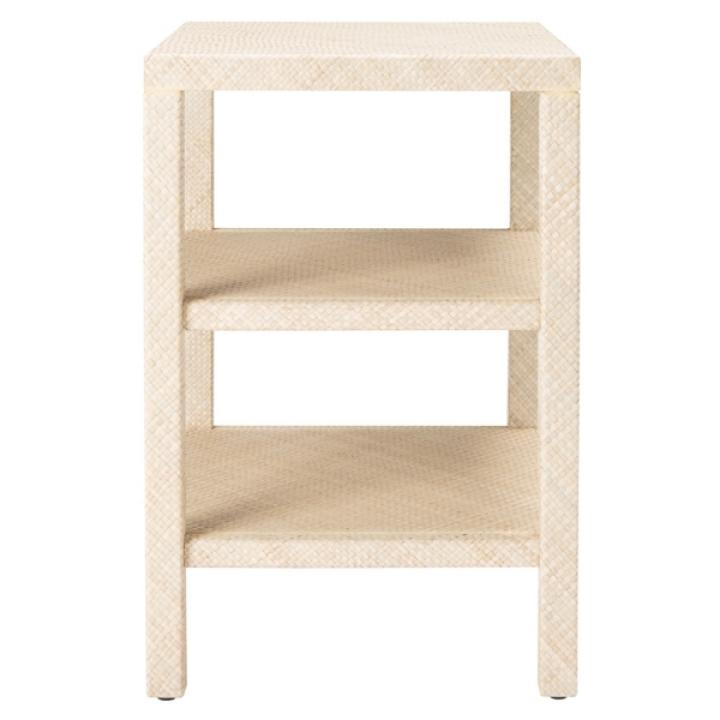 Natural Woven Marguerite End Table