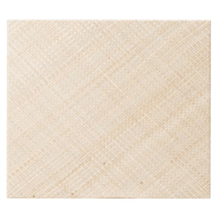 Natural Woven Marguerite End Table