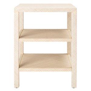 Natural Woven Marguerite End Table
