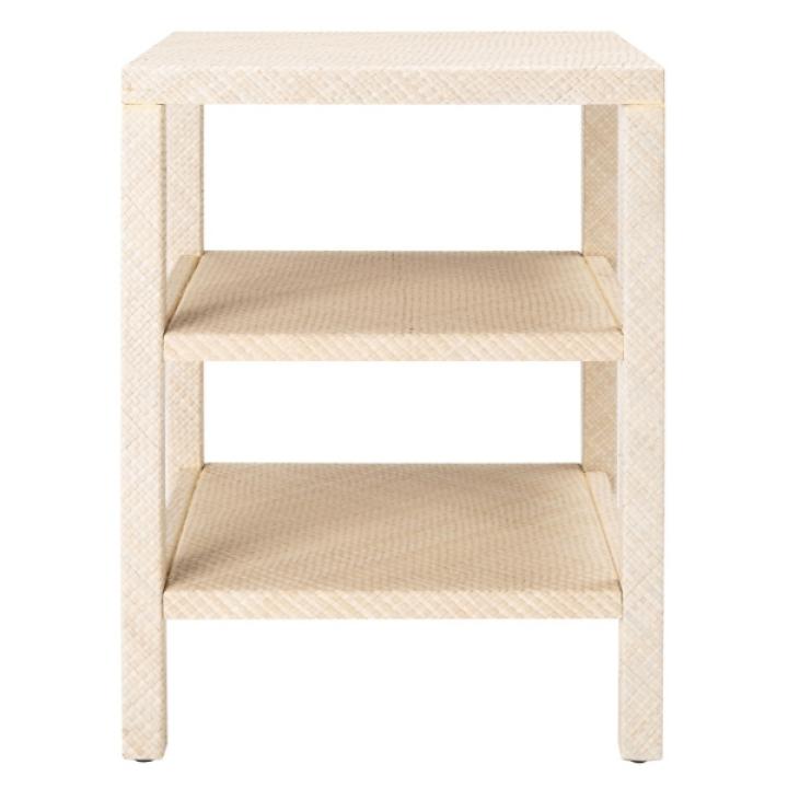 Natural Woven Marguerite End Table