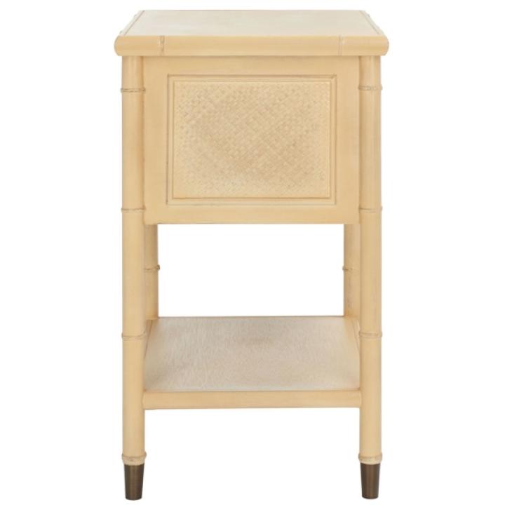 Light Blonde 2-Drawer Claudia Side Table