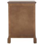 Sepia Wood 3-Drawer Britte Side Table