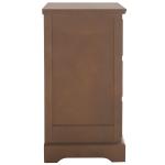Sepia Wood 3-Drawer Britte Side Table