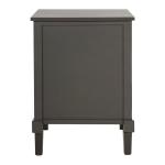 Gray Wood Open Shelf Rosa End Table