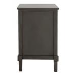 Gray Wood Open Shelf Rosa End Table