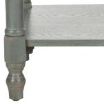 Vintage Gray Wood Rosie End Table