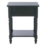 Navy Wood Spindle Razie Accent Table