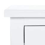 White Contemporary Maxine Accent Table