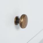 White Contemporary Maxine Accent Table