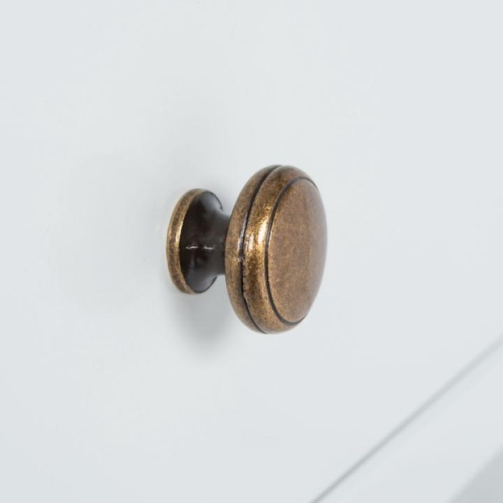 White Contemporary Maxine Accent Table