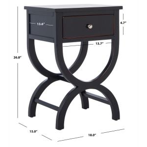 Black Contemporary Maxine Accent Table