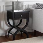 Black Contemporary Maxine Accent Table