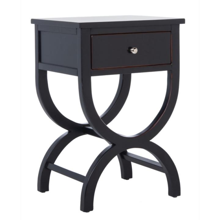 Black Contemporary Maxine Accent Table