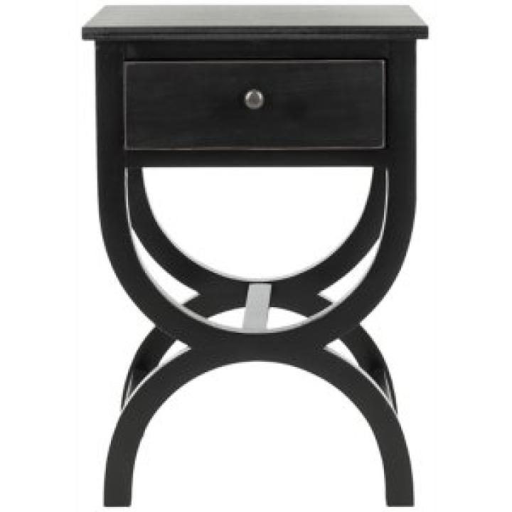 Black Contemporary Maxine Accent Table