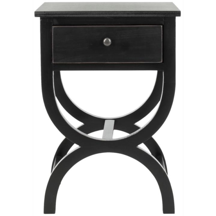 Black Contemporary Maxine Accent Table