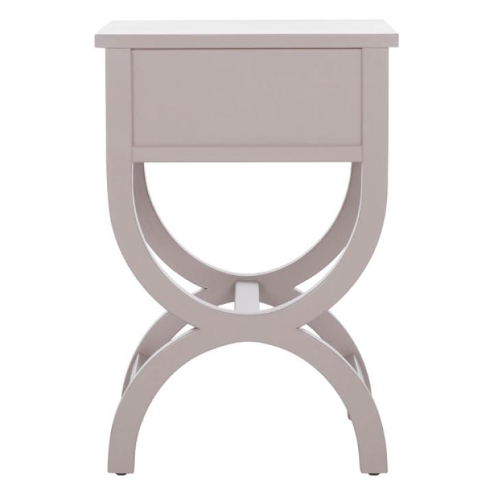Gray Contemporary Maxine Accent Table