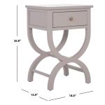 Gray Contemporary Maxine Accent Table
