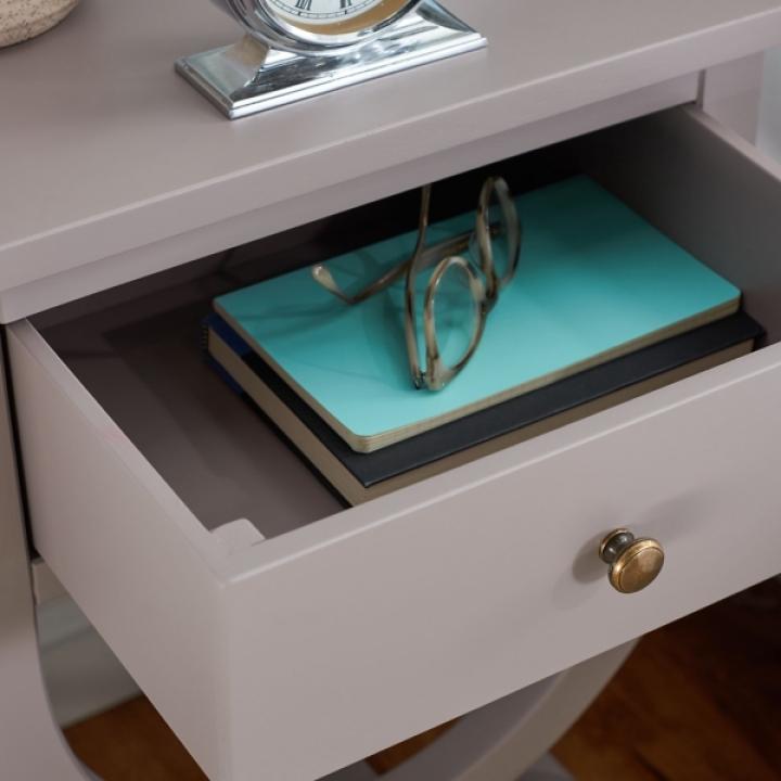 Gray Contemporary Maxine Accent Table