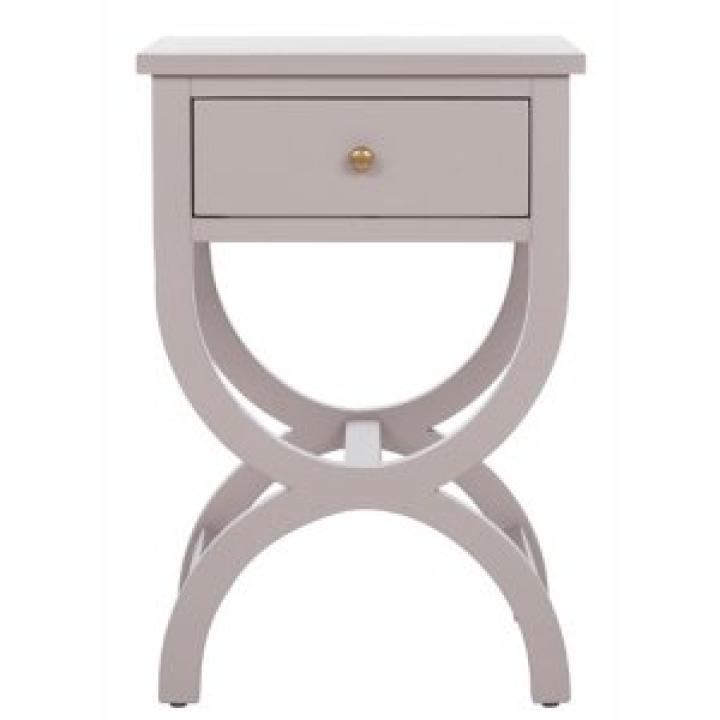 Gray Contemporary Maxine Accent Table