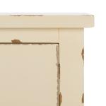 Weathered Vanilla Contemporary Maxine Accent Table