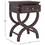 Brown Contemporary Maxine Accent Table