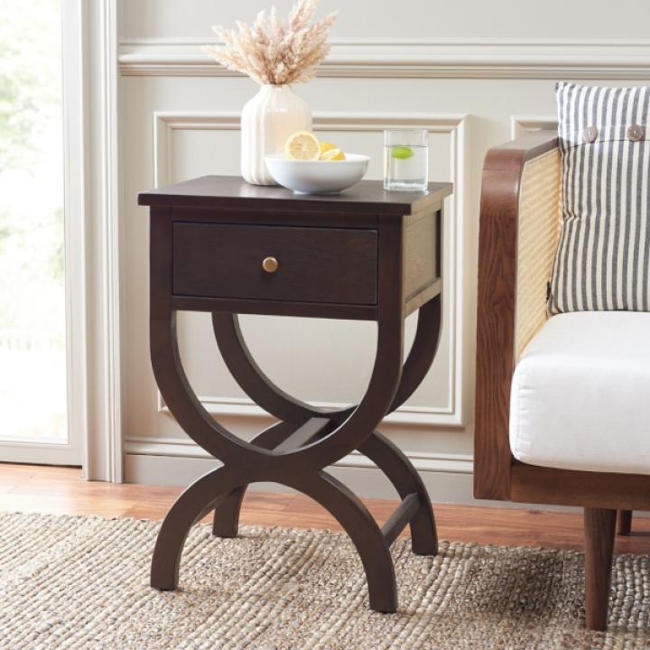 Brown Contemporary Maxine Accent Table